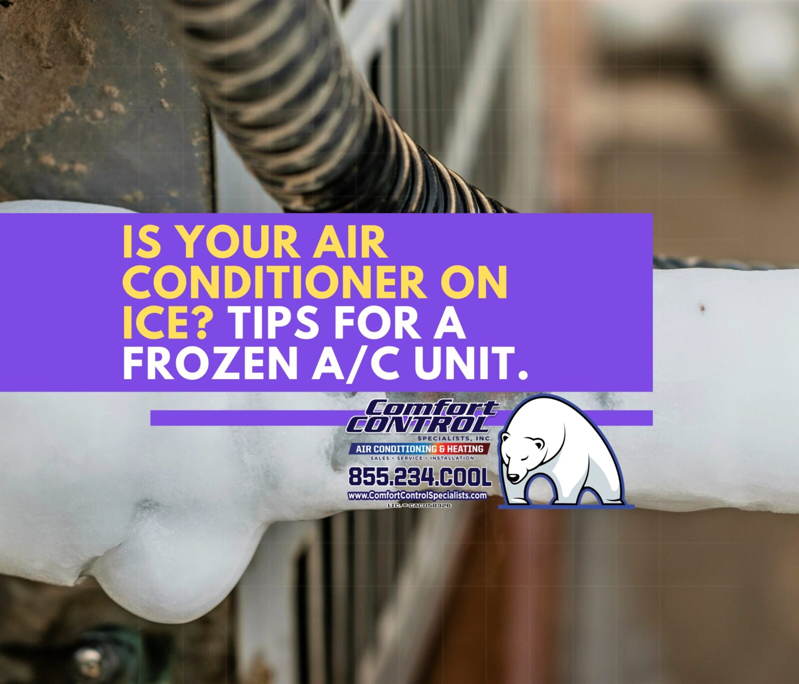Is Your Air Conditioner on Ice? Tips for a Frozen AC Unit