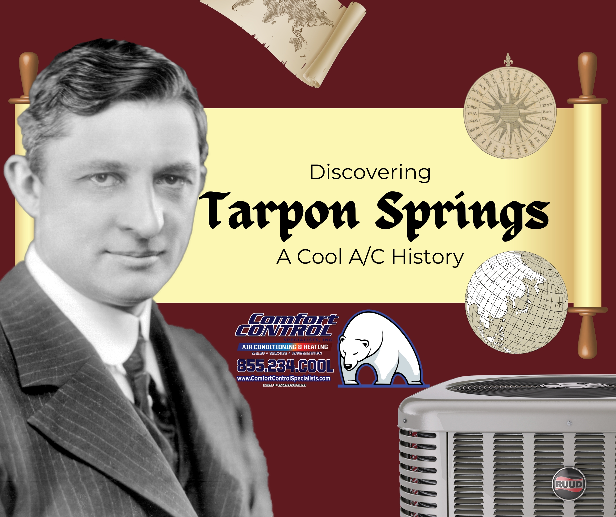 History of AC in Tarpon Springs Comfort Control Specialists