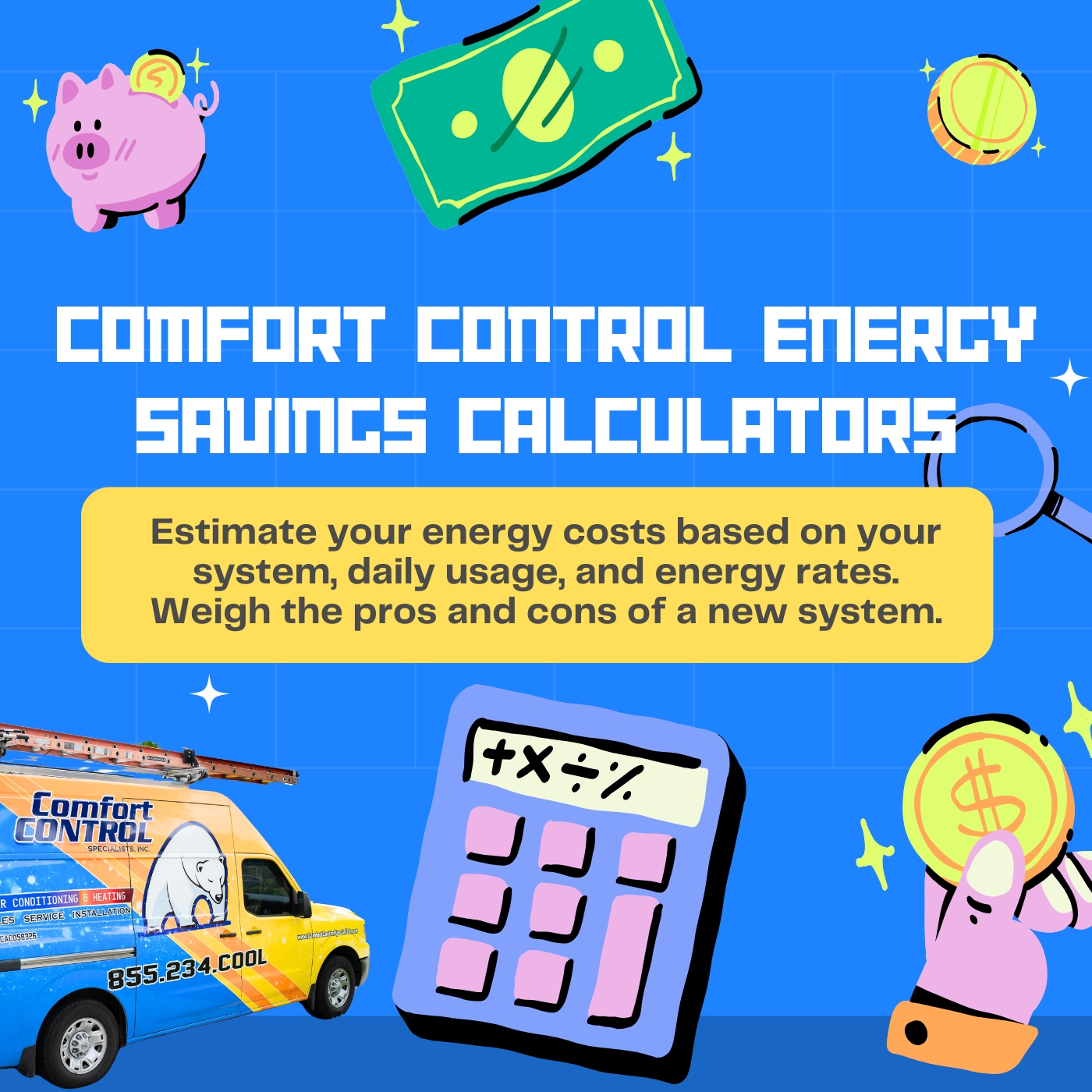 Energy Cost and Seer Calculators